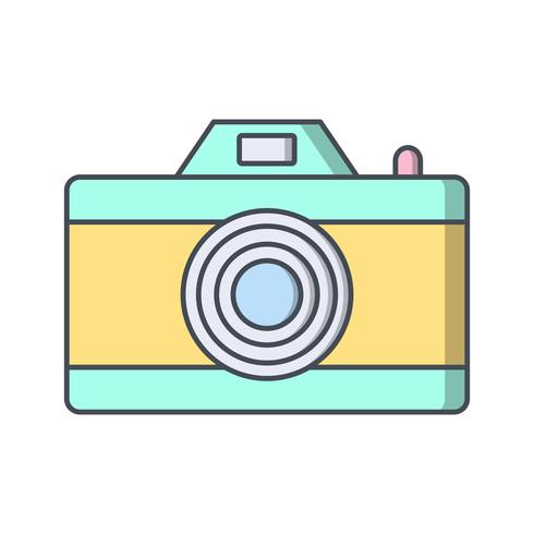 Icono de vector de camara