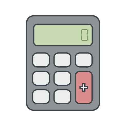 Vector icono de calculadora