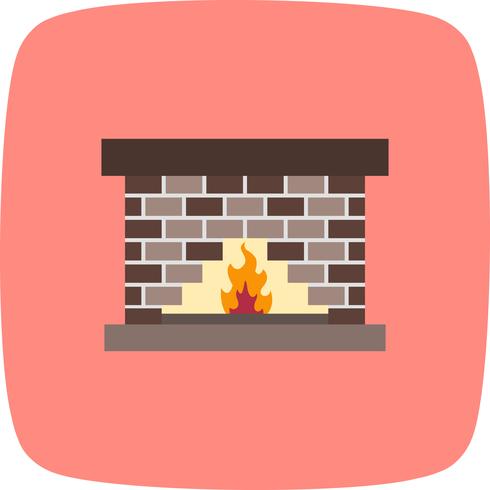 Fire Place Vector Icon