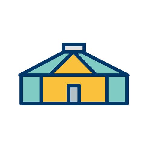Yurt Vector Icon