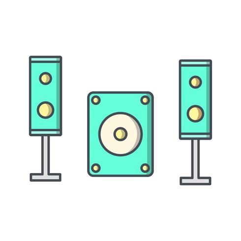 Music System Vector Icon