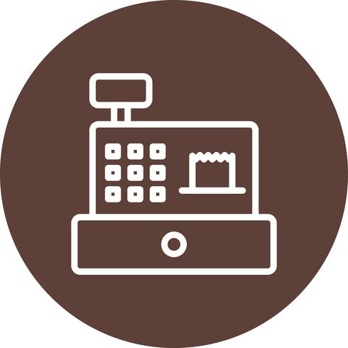 Vector Cash Counter Icon