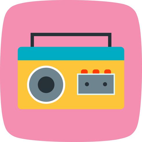 Icono de Vector de jugador de cassette