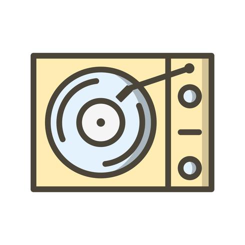 Reproductor de vinilo Vector Icon