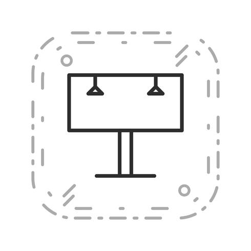 Billboard Vector Icon