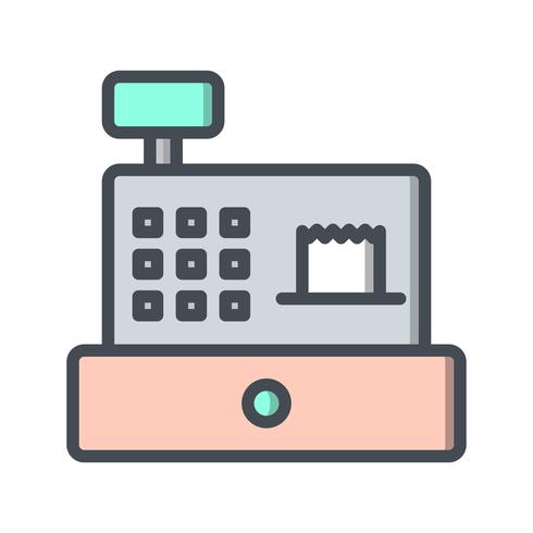 Vector Cash Counter Icon