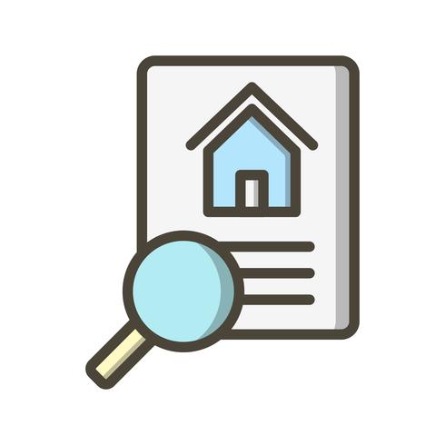 Property Search Vector Icon