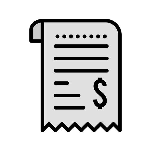 Vector Receipt Icon