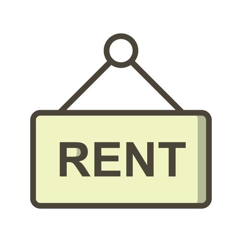 Rent Vector Icon