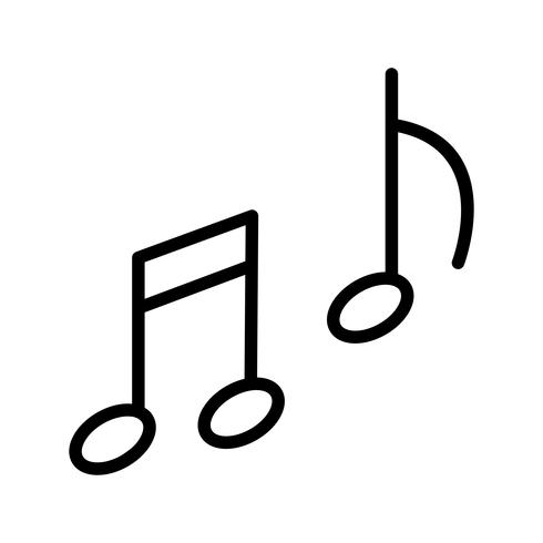 Icono de la música del vector