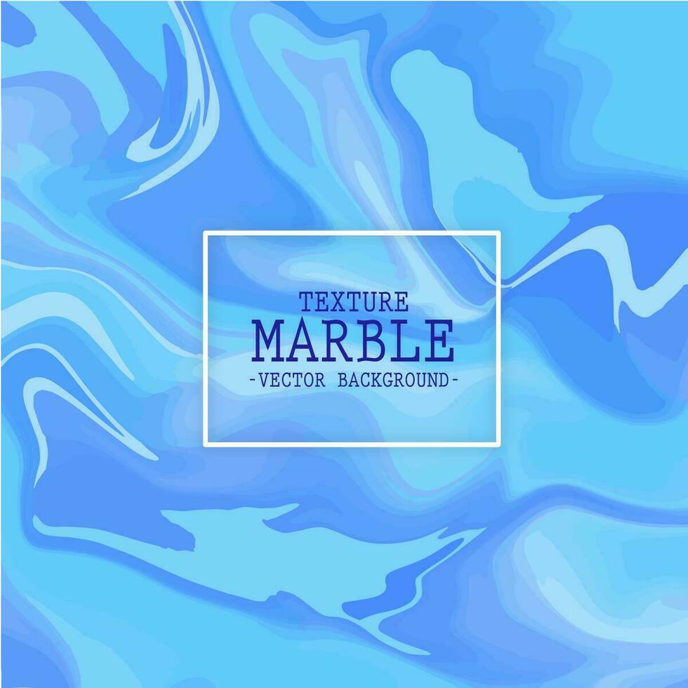 Blue texture marble vector