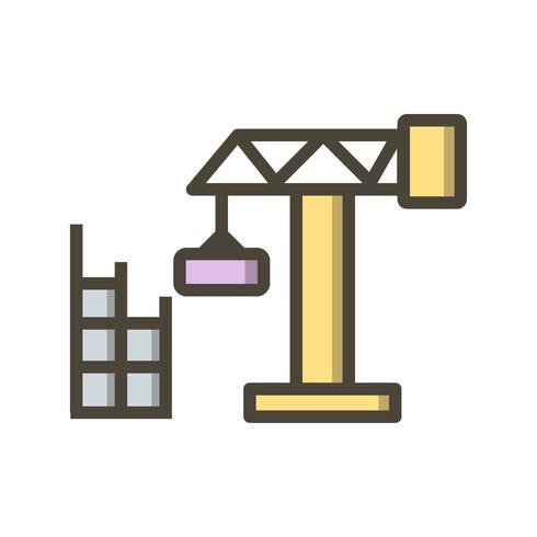 Icono de Vector de casa de construcción