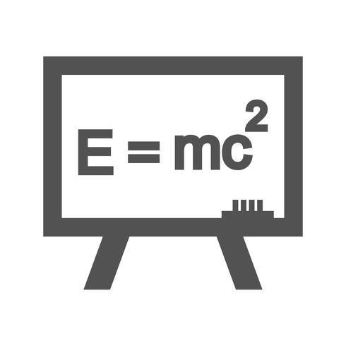 Icono de fórmula vectorial vector