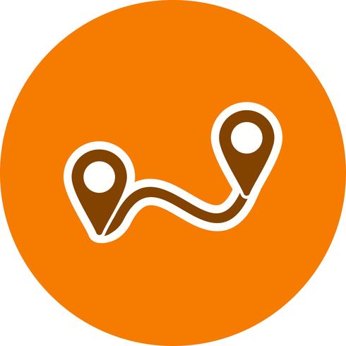 Route Vector Icon