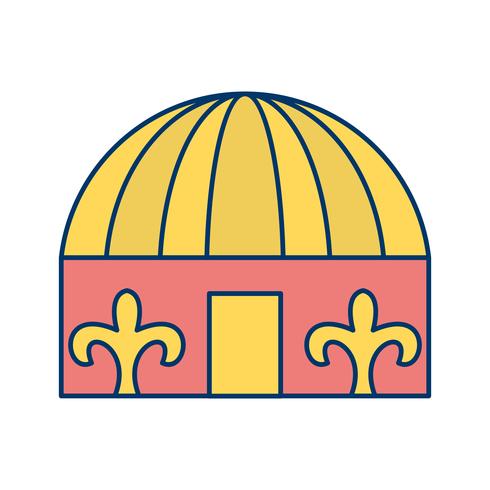 Yurt Vector Icon