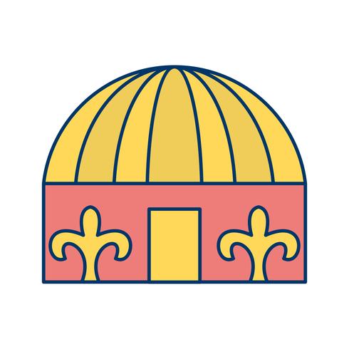 Yurt Vector Icon