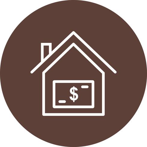 House Price Vector Icon