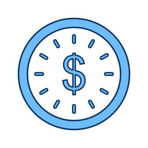 Download Time Is Money Vector Icon 350164 Vector Art at Vecteezy