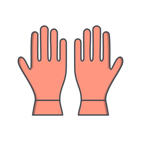 Icono de Vector de guantes