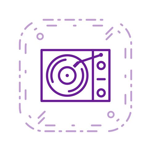 Vinyl player Vector Icon