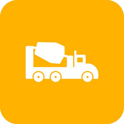 Concrete Mixer Vector Icon