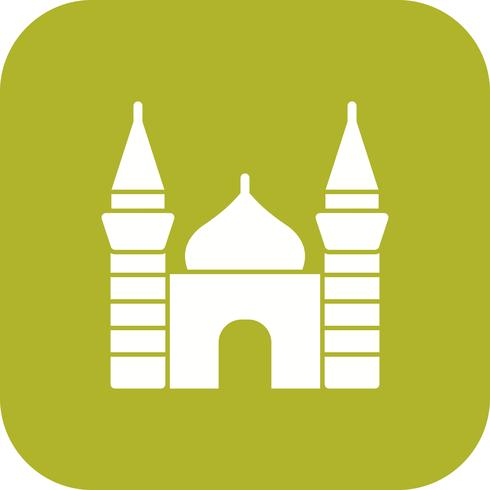 Icono de vector de la mezquita