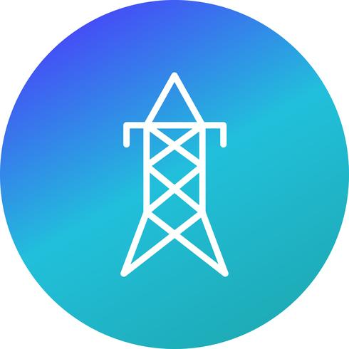 Icono de Vector de torre eléctrica