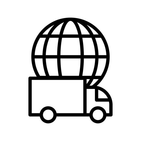 Vector Global Delivery Icon