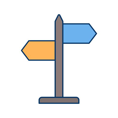 Directions Vector Icon