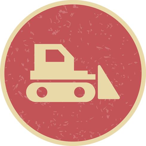 Bulldozer Vector icono