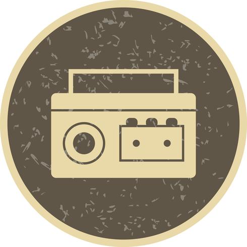 Icono de Vector de jugador de cassette