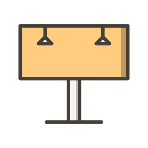 Billboard Vector Icon