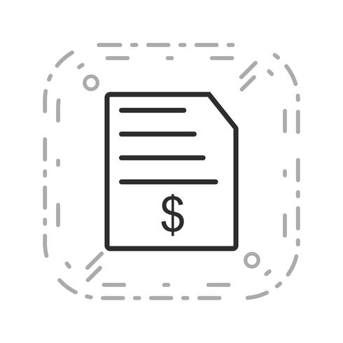 Invoice Vector Icon