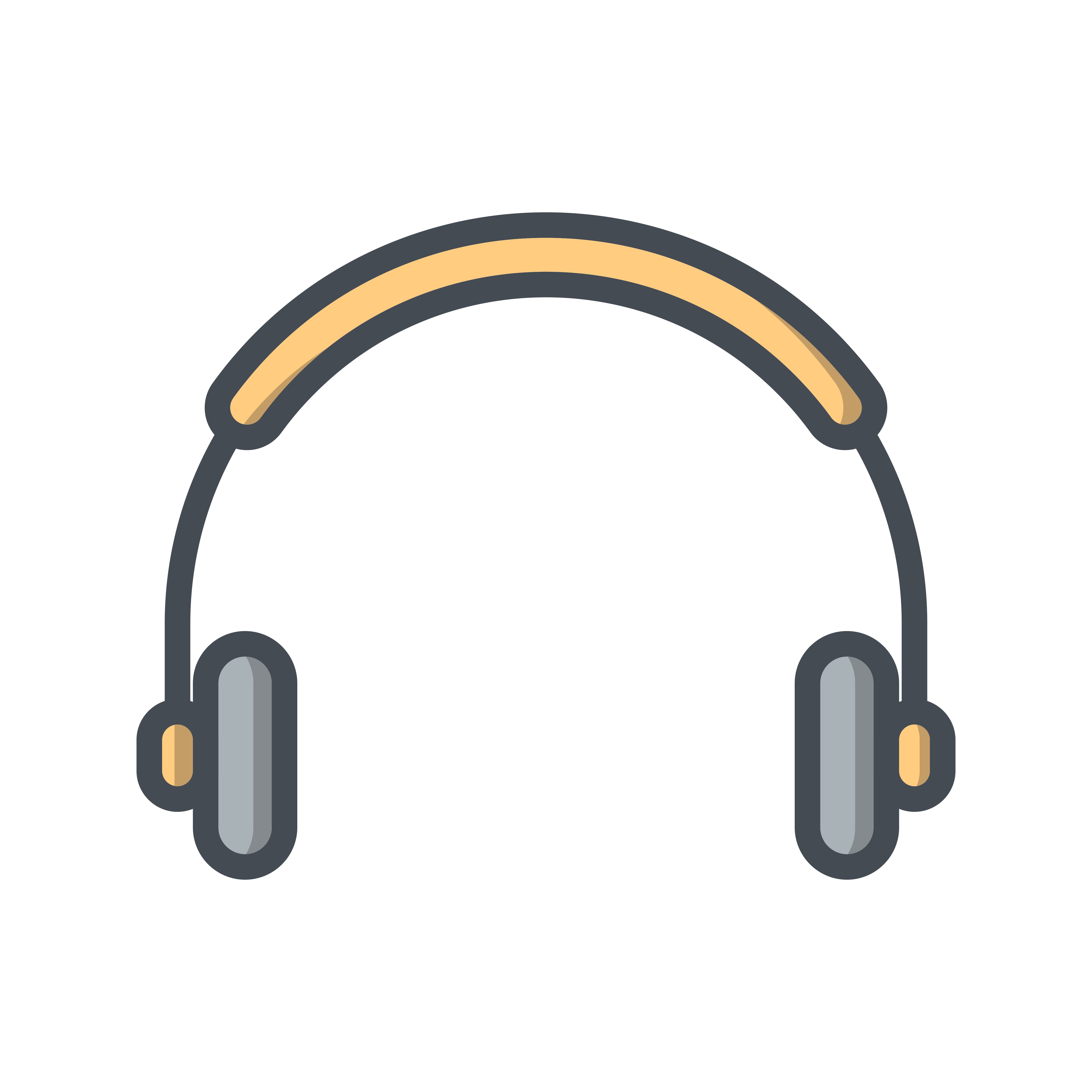 Vector Headphones Icon 350491 Vector Art at Vecteezy