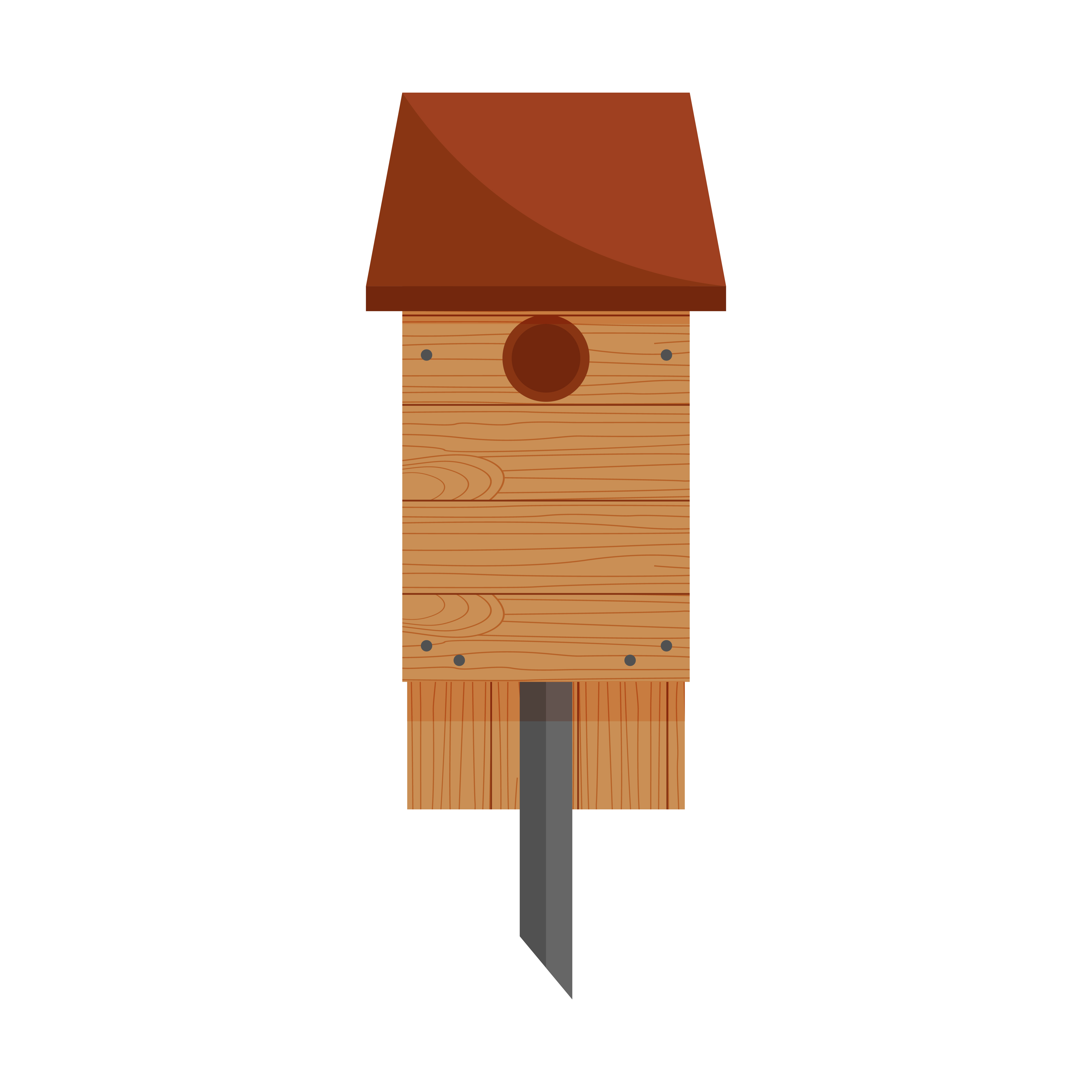 Wooden birdhouse 350509 Vector Art at Vecteezy