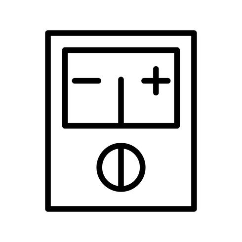 Voltmeter Vector Icon