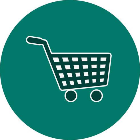 Vector icono de carrito de compras