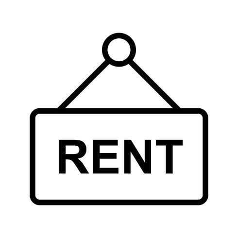 Rent Vector Icon
