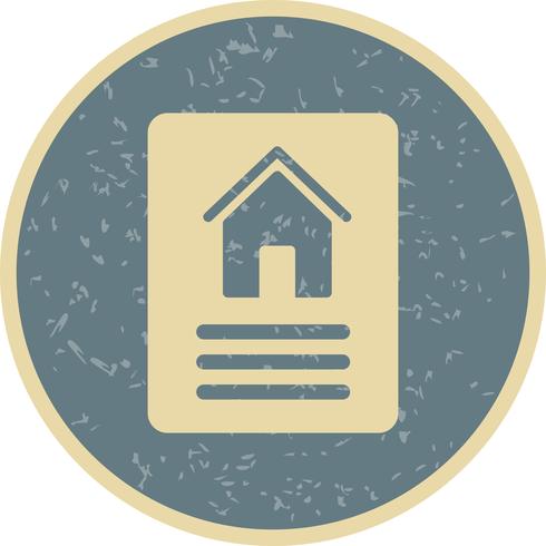 House Document Vector Icon