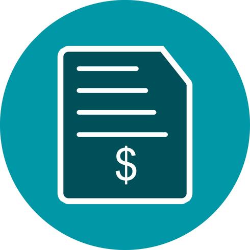 Invoice Vector Icon