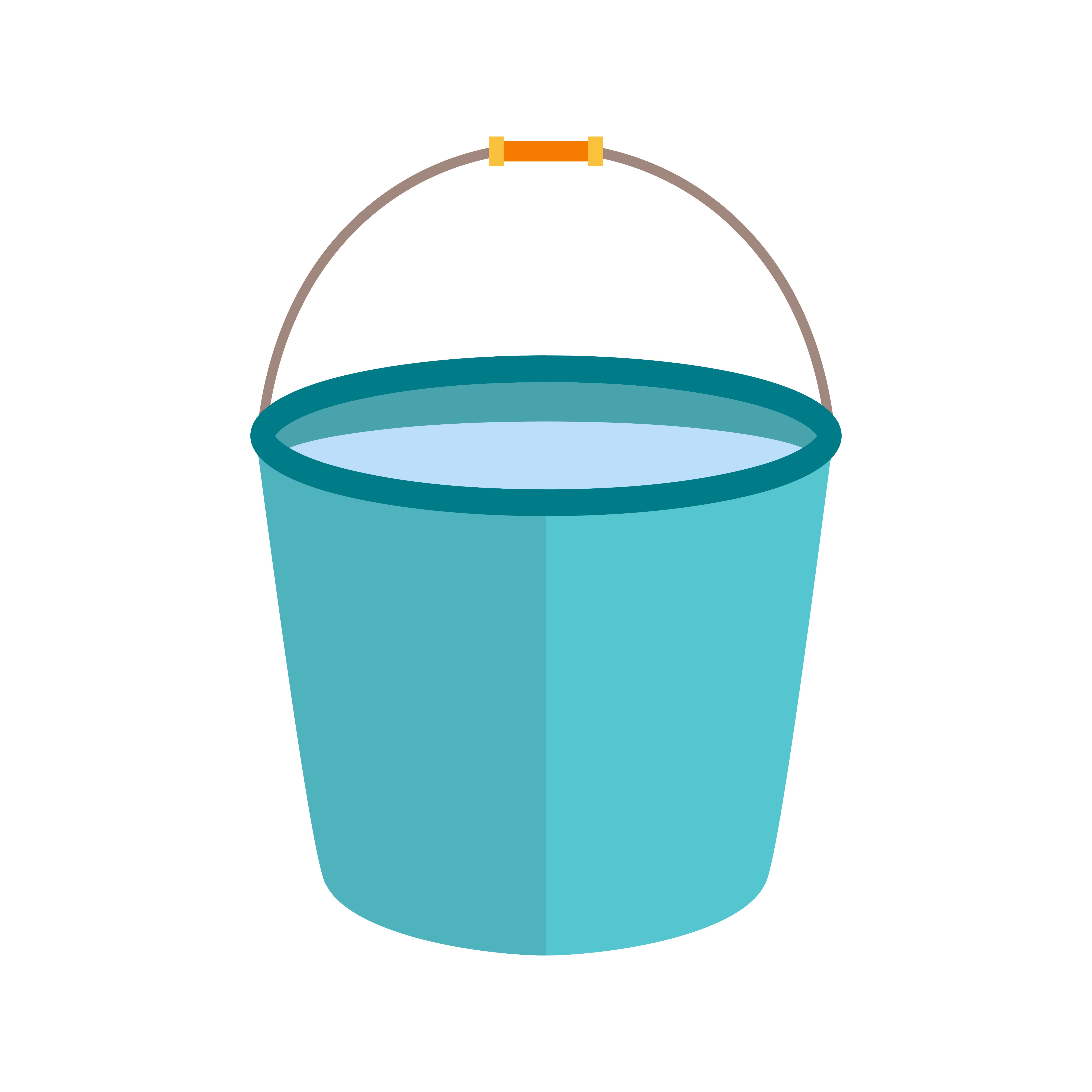 Bucket Vector Icon 350697 Vector Art at Vecteezy