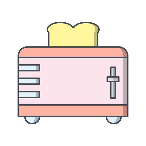 Slice Toaster Vector Icon