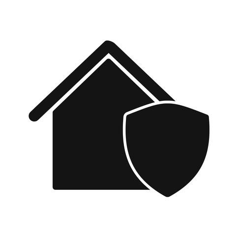 Protected House Vector Icon