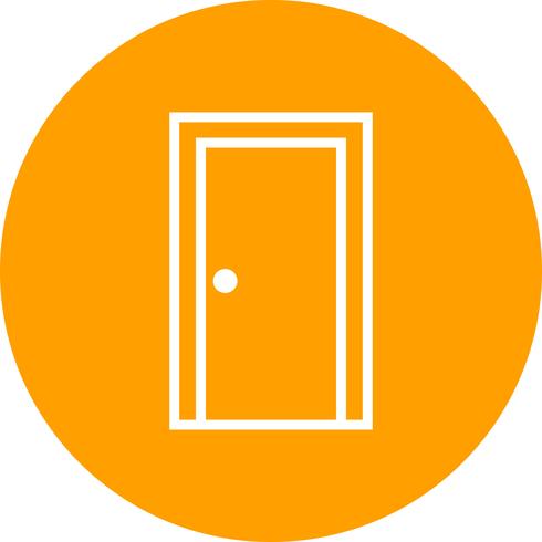 Icono de vector de puerta