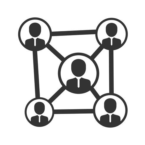 Communities Glyph Icon  vector