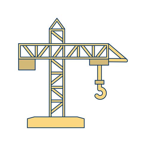 Construction Crane vector