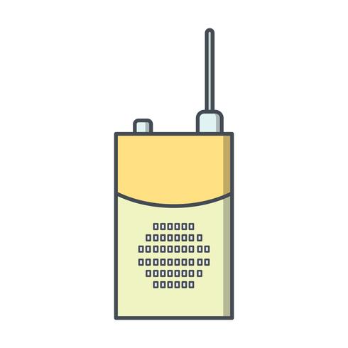 Walkie talkie Vector Icon