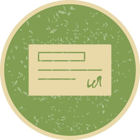 Vector Cheque Icon