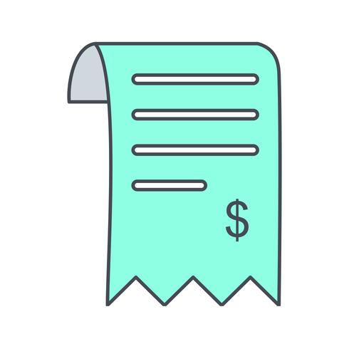 Invoice Vector Icon