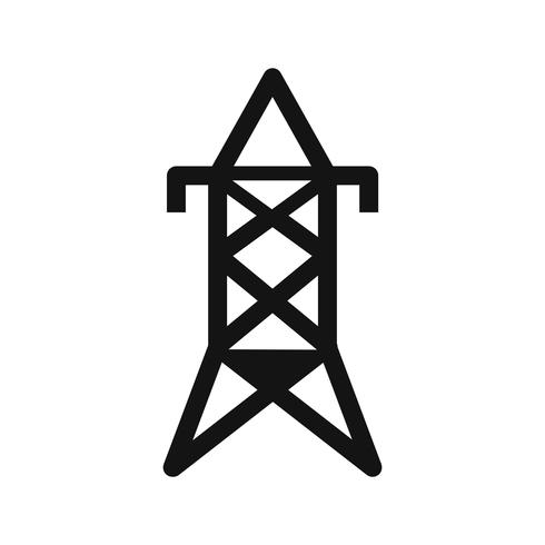 Icono de Vector de torre eléctrica